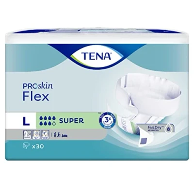 Afbeelding van Tena Flex Super Large 3 pakken van 30 stuks