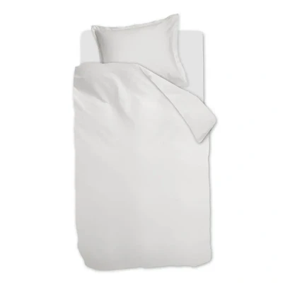 Afbeelding van Dekbedovertrek Ambiante Satin Uni Wit Satijn 140 x 200 / 220 cm 1 Persoons