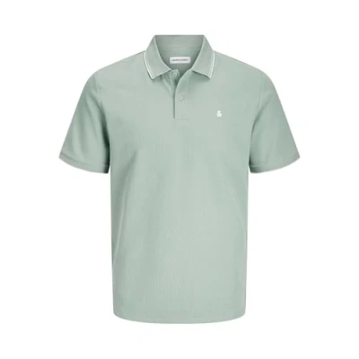 Afbeelding van Jack &amp; Jones Poloshirt Jjeaustin Polo Ss Noos 12268130 Iceberg Green/play Mannen Maat L
