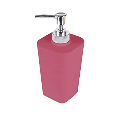 Afbeelding van douceur d&#039;intérieur, Zeepdispenser (7,3 x 7,3 18 cm) vitamine, framboos, Soft Touch kunststof
