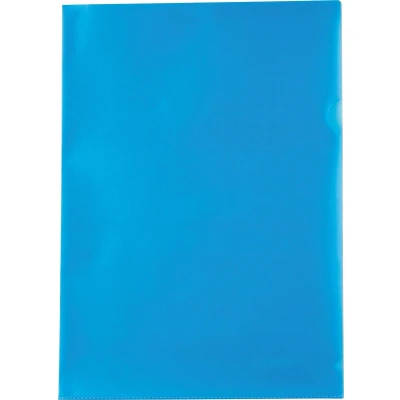 Afbeelding van Pergamy L map, ft A4, PP van 120 micron, pak 25 stuks, blauw map