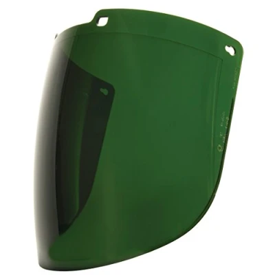 Afbeelding van Honeywell, Accessoires voor werkveiligheid, Vizier Turboshield groen beschermingsniveau 5 (Doos veiligheidsbrillen)