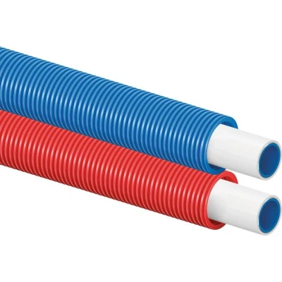 Afbeelding van 16mm x 2,00 Lengte: 75m inc. Mantelbuis blauw Unipipe Alu/Pex. Artikelnr: 1063059