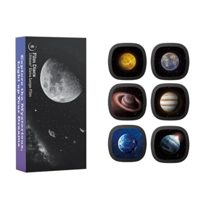 Afbeelding van Realistic Discs for Ainael Meteor and Galaxy Projector, 5k Ultra HD Slide Home Planetarium, 6 Set without Projector (Solar System 1)