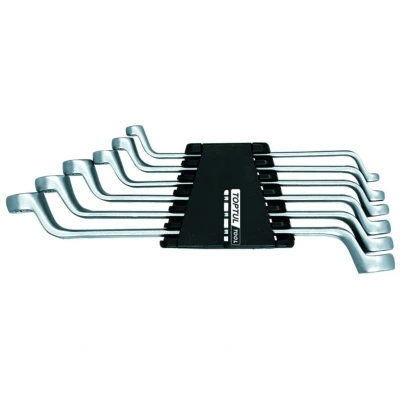 Afbeelding van TOPTUL ringkoker set 6 stuks (6 mm 17 mm) aan beide zijden, 75 graden schuin geplaatst