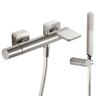 Afbeelding van Badmengkraan Tres Loft Colors Waterval met Handdouche 29,2x13,8 cm Rond RVS