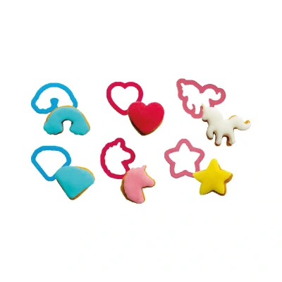 Afbeelding van Koekjes Uitsteker Set Unicorn 6 delig
