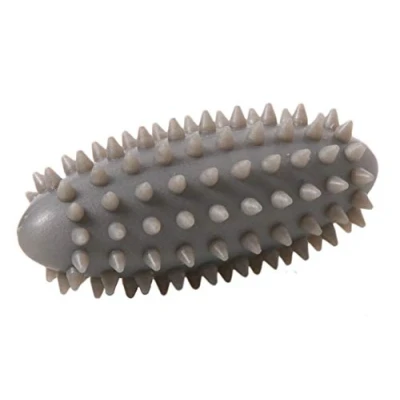 Afbeelding van Togu Noppenbal lang, 11 x 5 cm zilver