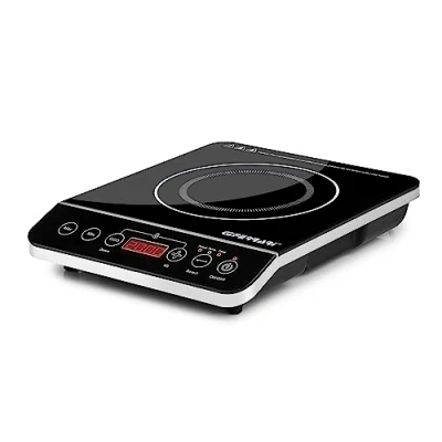 Afbeelding van G3 Ferrari G10061 tafelblad met inductiekookplaat, glas, zwart, 1.500 W, 2.000 W