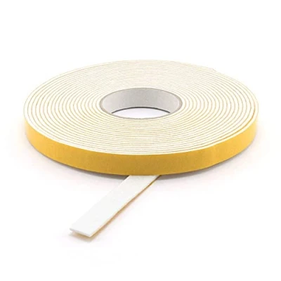 Afbeelding van GleitGut Viltband, zelfklevend, wit, lengte: 10 m op rol, vilttape, per meter, viltdikte: 3 mm (breedte 20 mm)
