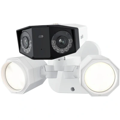 Afbeelding van Reolink Floodlight Series F750P 4K PoE camera met dubbele lens, 180 panoramisch zicht, krachtige