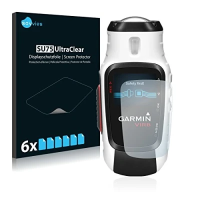 Afbeelding van Savvies (6 Stuks) Schermbeschermer voor Garmin Virb Elite Screen Protector Ultra Transparant