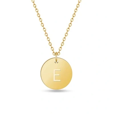 Afbeelding van Letters Ketting Goud I Gouden Dames met 18 Karaat Plating voor Vrouwen Hanger in (E)