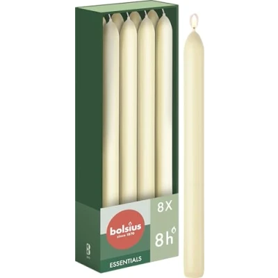 Afbeelding van Bolsius Dinerkaarsen Soft Pearl 230/20