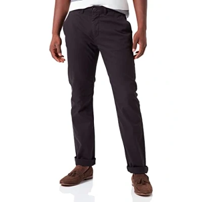 Afbeelding van TOM TAILOR Uomini Travis Regular Chino broek 1032865, 29999 Black, 28W / 34L