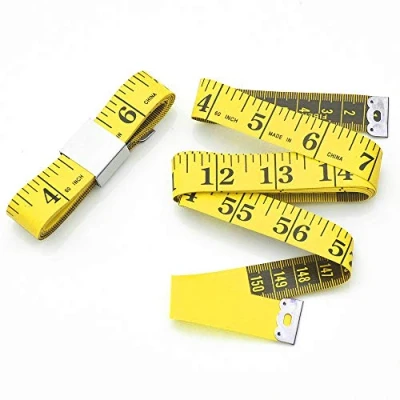 Afbeelding van WINTAPE meetlint / lichaam lichaamsmaat lichaamsmeetlint 150cm (geel)