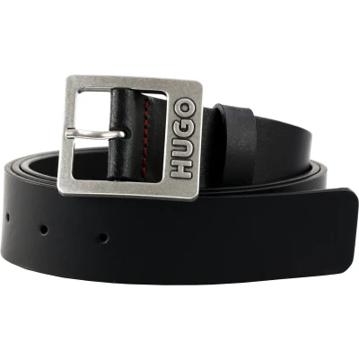 Afbeelding van HUGO GABE Riem, Heren, Maat: 90, Black