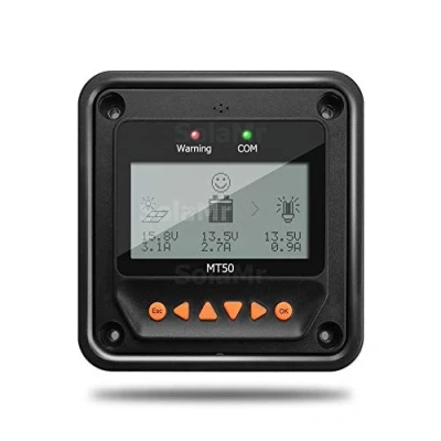 Afbeelding van EPEVER® MT50 afstandsmeter, LCD display afstandsmeter voor zonne laadregelaar Tracer AN serie, BN LandStar B ViewStar serie