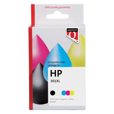 Afbeelding van Inktcartridge Quantore alternatief tbv HP CH563EE CH564EE 301XL zwart + kleur