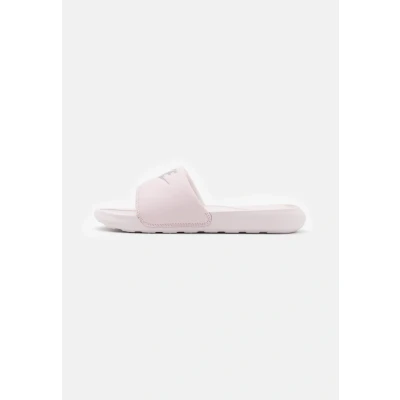 Afbeelding van Nike Sportswear Victori ONE Slide Muiltjes, Dames, Maat: 36.5, Barely rose/metallic silver Schoenen