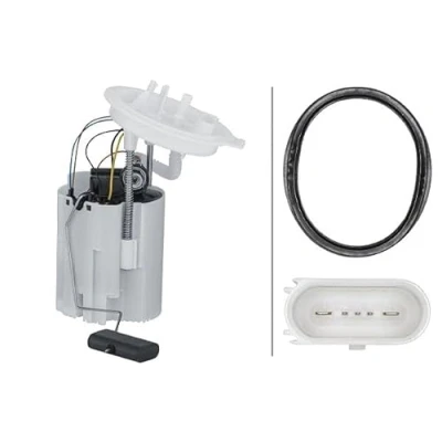 Afbeelding van HELLA 8TF 358 303 151 Brandstoftoevoereenheid Met pakking Electrisch VOLKSWAGEN: Golf 7, 7 Variant, SKODA: Octavia 3 Schrägheck