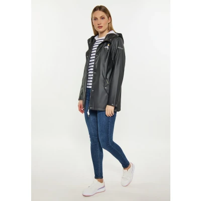 Afbeelding van DREIMASTER Dames Regenjas XXL / Zwart 100% Polyester