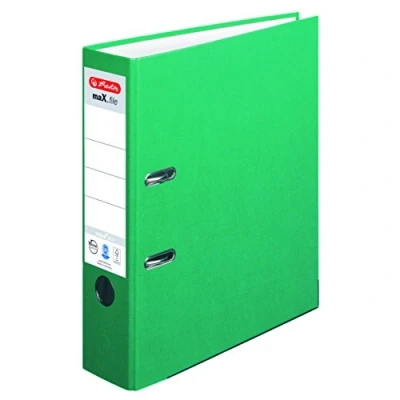 Afbeelding van Ordner A4 max. file Nature Plus 8 cm groen