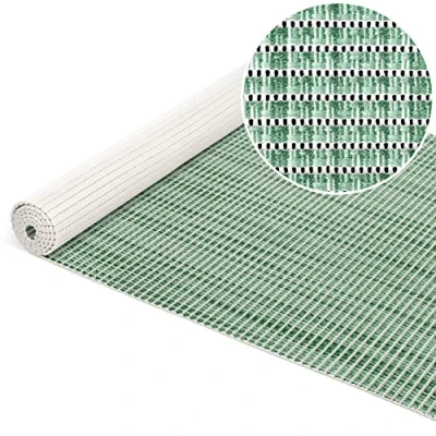 Afbeelding van ANRO Badmat, zachte schuimmat, bad en douchemat, antislip, valse badloper, effen, groen, 180 x 65 cm