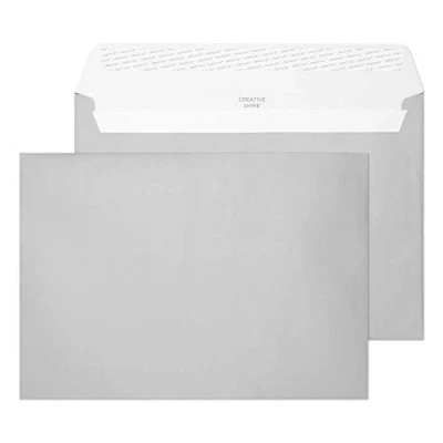 Afbeelding van Blake Creative Shine 412 enveloppen zelfklevend zilver metallic C4 229 x 324 mm 130g/m² 250 stuks