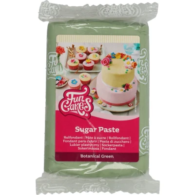Afbeelding van FunCakes Rolfondant Fondant voor Cupcakes en Taarten Botanischgroen 250g