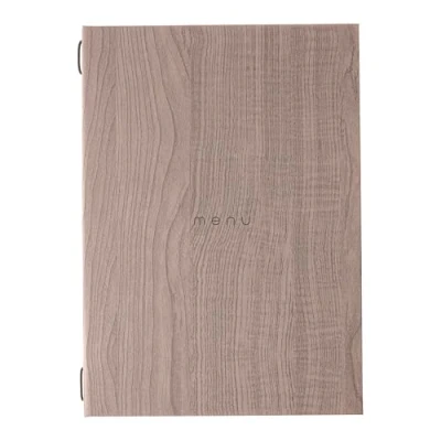 Afbeelding van DAG Style, Portamenu Restaurant A5 Line Italy, menu met opschrift &quot;Menu&quot; kleur eiken, PU, 100% Made in Italy