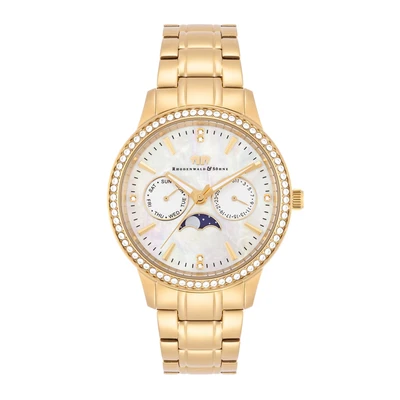 Afbeelding van Rhodenwald &amp; Söhne Multifunktion Multifunktionen Horloge, Dames, Maat: One Size, Gelbgold