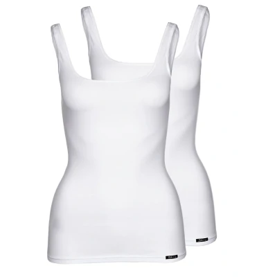 Afbeelding van Skiny Damen TANK TOP 2ER PACK Hemd, Dames, Maat: 44, White