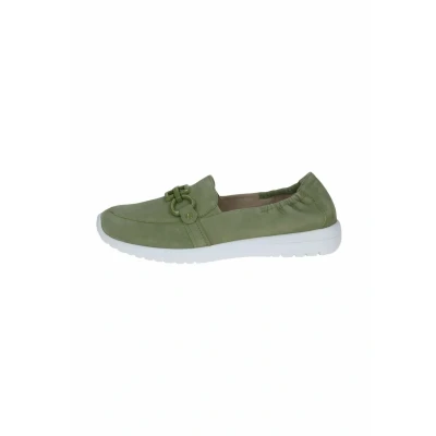 Afbeelding van Caprice Instappers, Dames, Maat: 40, Green suede Leer