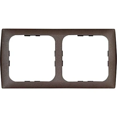 Afbeelding van inprojal elektrosysteme 2 voudig frame bruin 102568