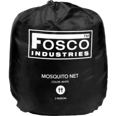 Afbeelding van Fosco Muskietennet 2 persoons Klamboe White