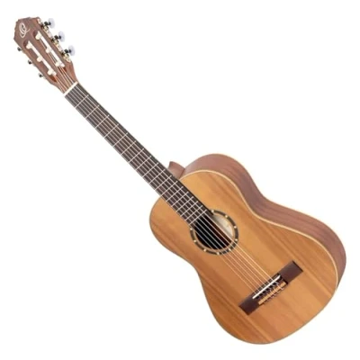 Afbeelding van Ortega R122L 1/2 Family Series Size Guitar Natural linkshandige klassieke gitaar met gigbag