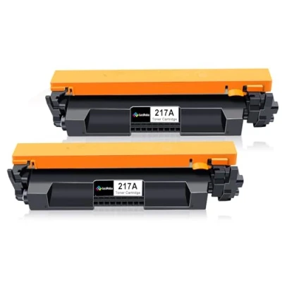 Afbeelding van LeciRoba CF217A toner voor 217A 27A cartridge HP LaserJet Pro M102 M102a M102w M130 M130a M130fn M130fw M130nw M132 M132a M132fn M132fp fw M13 2nw M132sfnw M132snw printers (2 zwart)