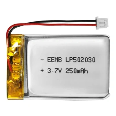 Afbeelding van 4XEEMB 3.7V Li Ion 502030 batterij 250mAh Lipo Oplaadbare Polymer met JST Plug.Zorg ervoor dat de polariteit van het apparaat overeenkomt voor aankoop!!!
