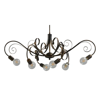 Afbeelding van Masterlight Curlie Hanglamp Roest / Goud gepatineerd 2765 35