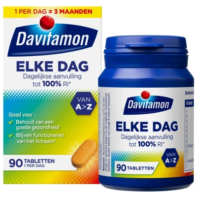 Afbeelding van Davitamon Elke Dag Met Vitamine C &amp; D Tabletten