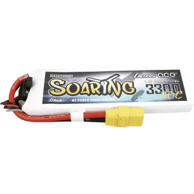 Afbeelding van Gens ace LiPo accupack 7.4 V 3300 mAh Aantal cellen: 2 30 C Block XT90
