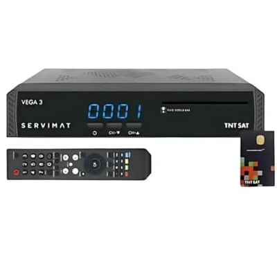 Afbeelding van Servimat Full HD satelliet tv ontvanger + TNTSAT V6 Astra 19.2E toegangskaart