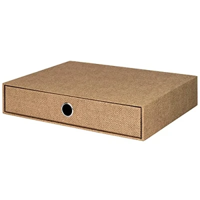 Afbeelding van Rössler Papier 1524452600 S.O.H.O. Ladebox voor DIN A4, met grijpgat, Special Line Hazelnoot, 343 x 250 65 mm, 1 stuk
