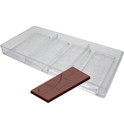 Afbeelding van Goldbaking Plain Bar Chocolade Schimmel Polycarbonaat Candy Mold Fancy Bars PC Mould