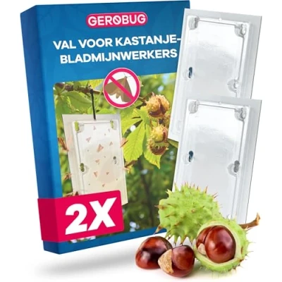Afbeelding van kastanje mineermot feromoonval 2 stuks mineermottenval monitoringval met lokstof
