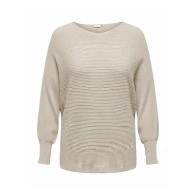 Afbeelding van ONLY Carmakoma Carnew Adaline Trui, Dames, Maat: L 50/52, Pumice stone