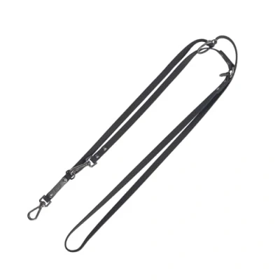 Afbeelding van Trixie citystyle hondenriem verstelbaar pvc zwart 200x1,3 cm