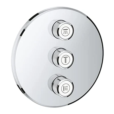 Afbeelding van Grohe SmartControl opb.dl RD 3 voudig stopkraan chroom