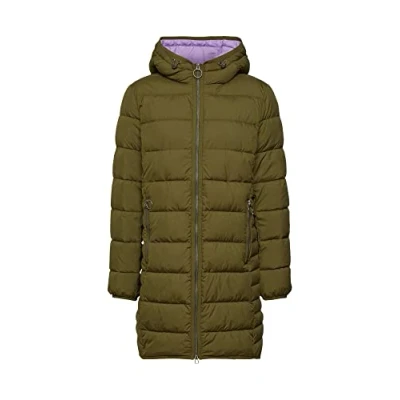 Afbeelding van edc by Esprit Newcoat Winterjas, Dames, Maat: Small, Khaki green